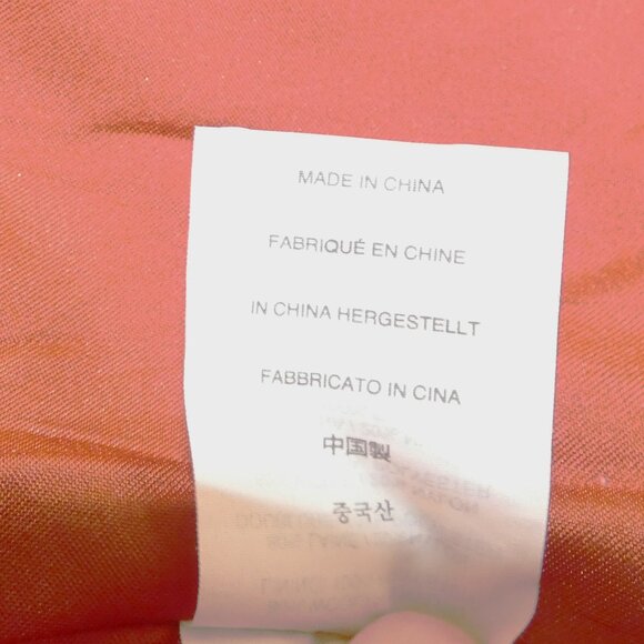 Red Wool Jacket J.Crew Short Coat Size 10 Lined Buttons Large Collar Stylish - Picture 8 of 10